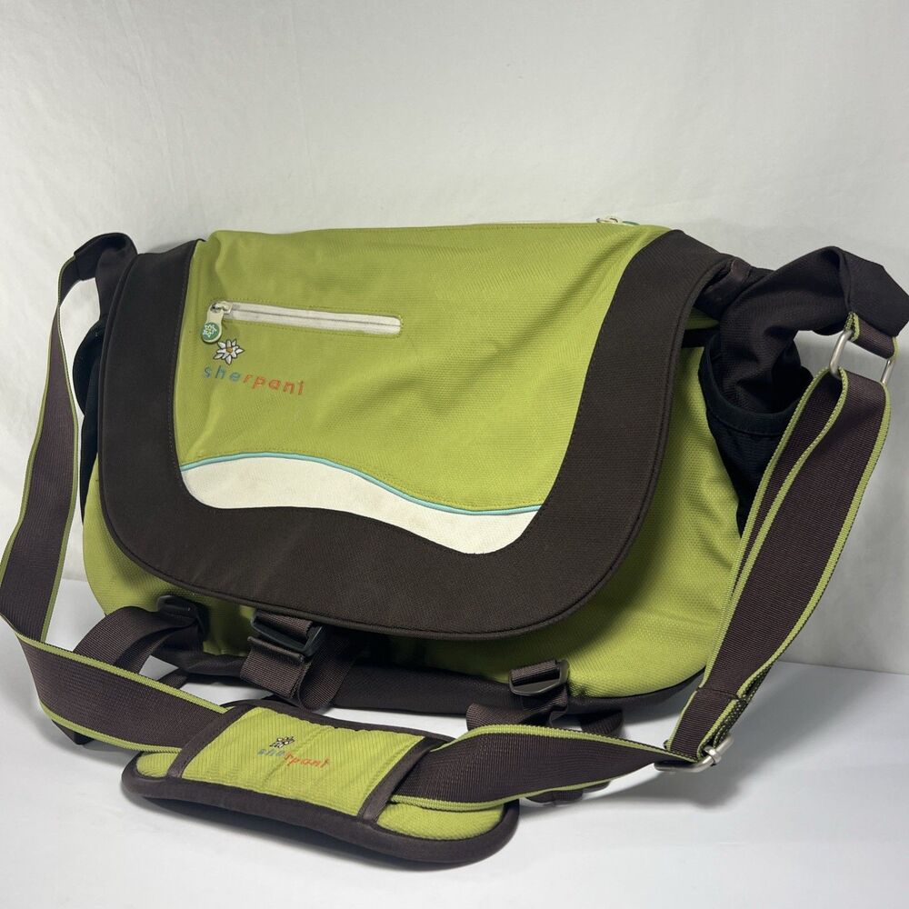 Sherpani - Crossbody Messenger Bag - Two Tone Green Brown - Retired